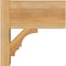 Ekena Millwork Balboa Block Rough Sawn Outlooker, Western Red Cedar, 8"W x 14"D x 14"H OUT08X14X14BOA05RWR - alternate 4
